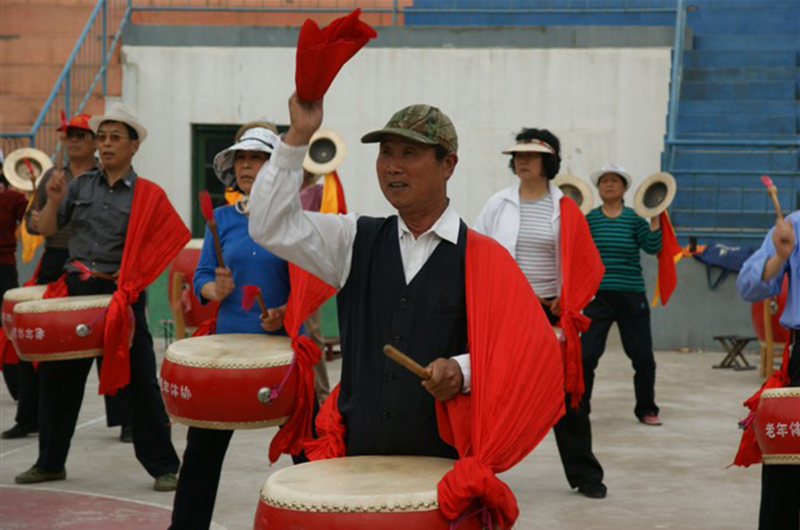 山東沂南縣 “陽都威風鑼鼓”隊